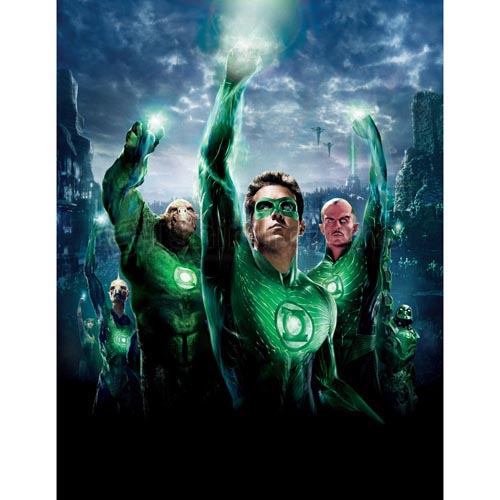 Green Lantern T-shirts Iron On Transfers N4513 - Click Image to Close